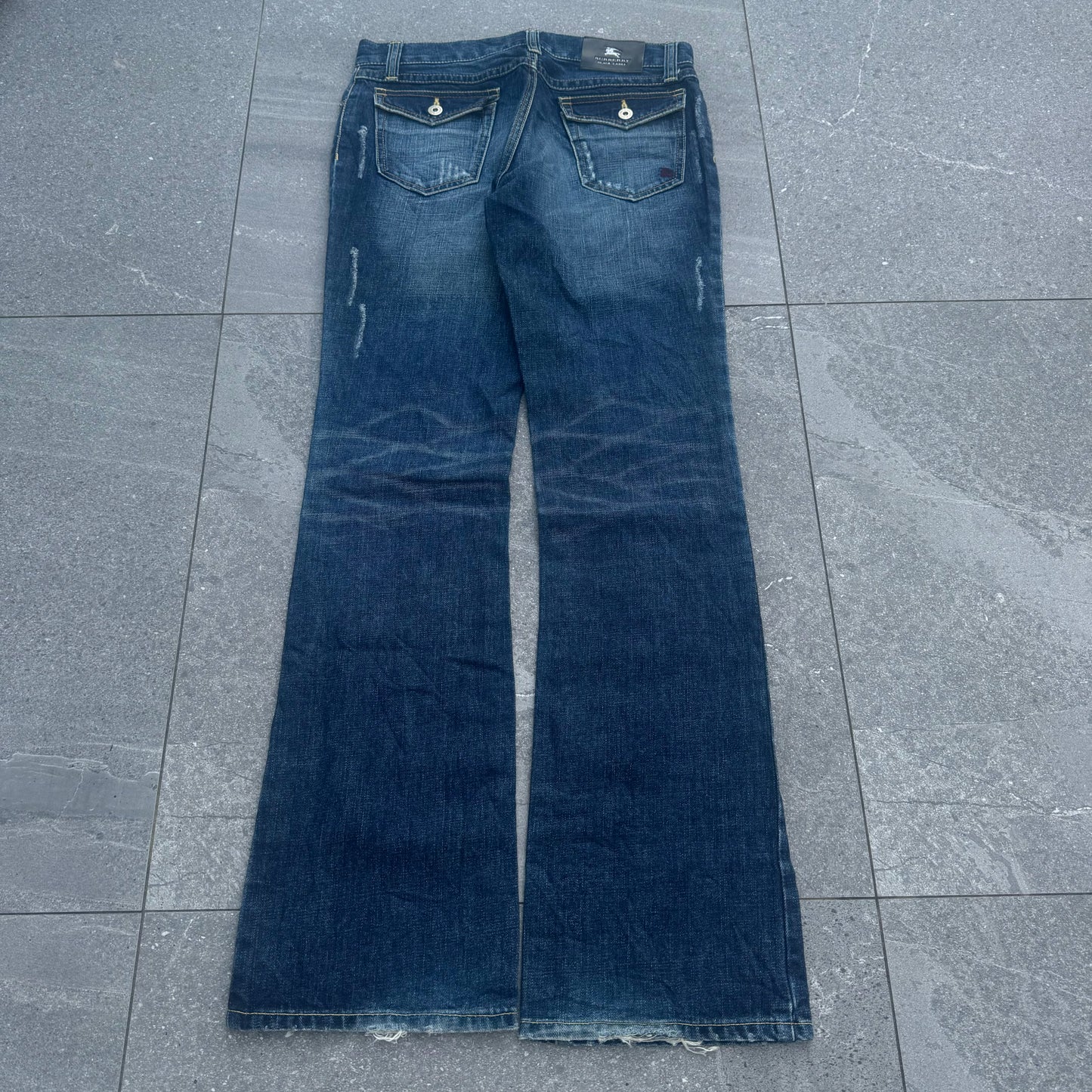 rareeeee burberry black label bootcuts - 33x34”