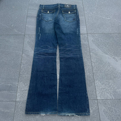 rareeeee burberry black label bootcuts - 33x34”