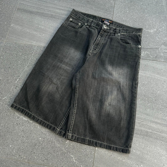 perfect faded black jorts - 34”