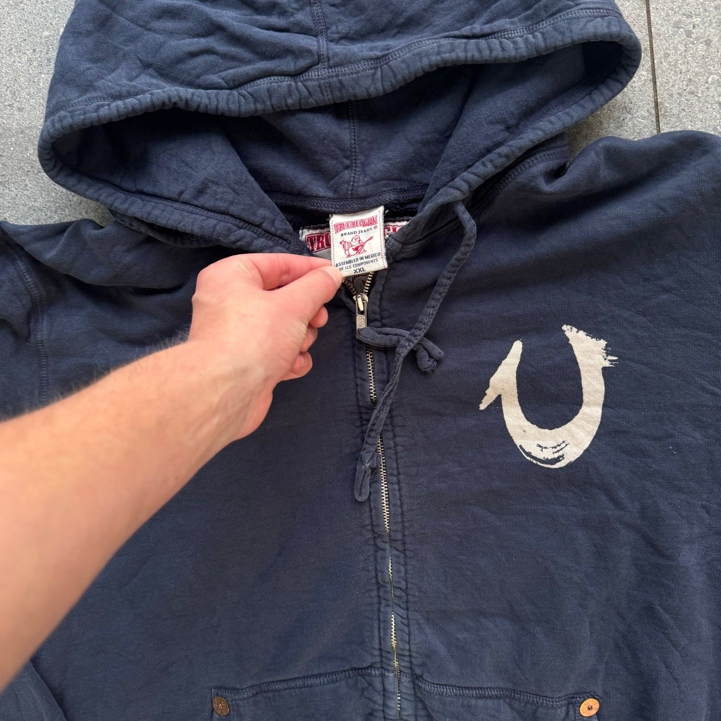 hardest mf truey hoodie - XL