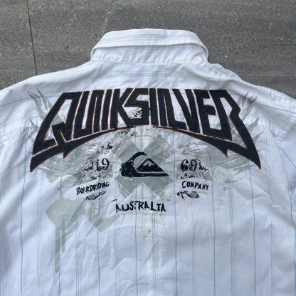 oh my god ts is beautiful. quiksilver button up - L