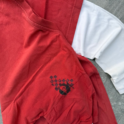 perfect quiksilver layered longsleeve - L