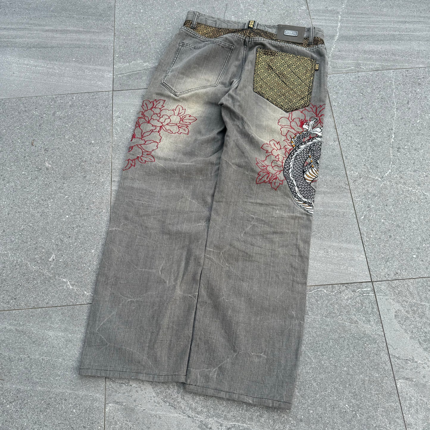 GRAIL karakuri blacklabel jeans - 34x30”