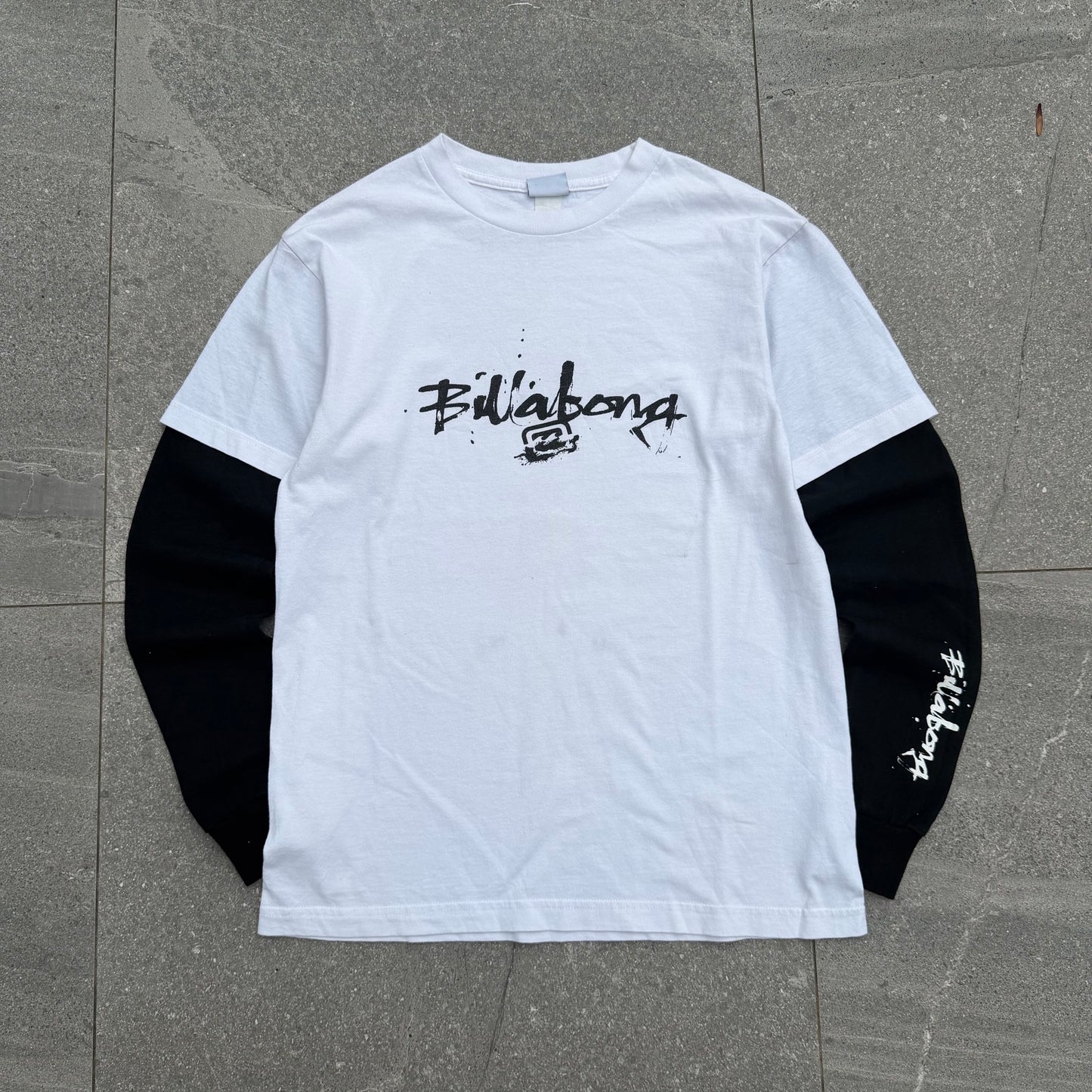 peak era billabong layered longsleeve - M