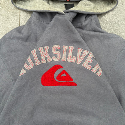 cozyyy quiksilver felt spellout - L