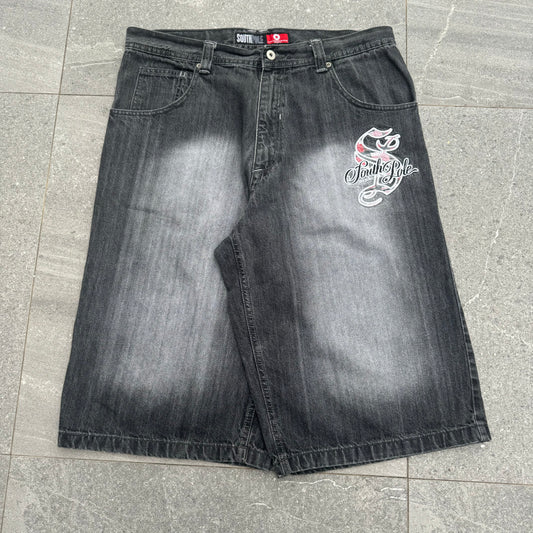 GRAIL southpole plaid jorts - 36x16”
