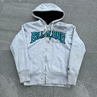 billabong fleece zip - S