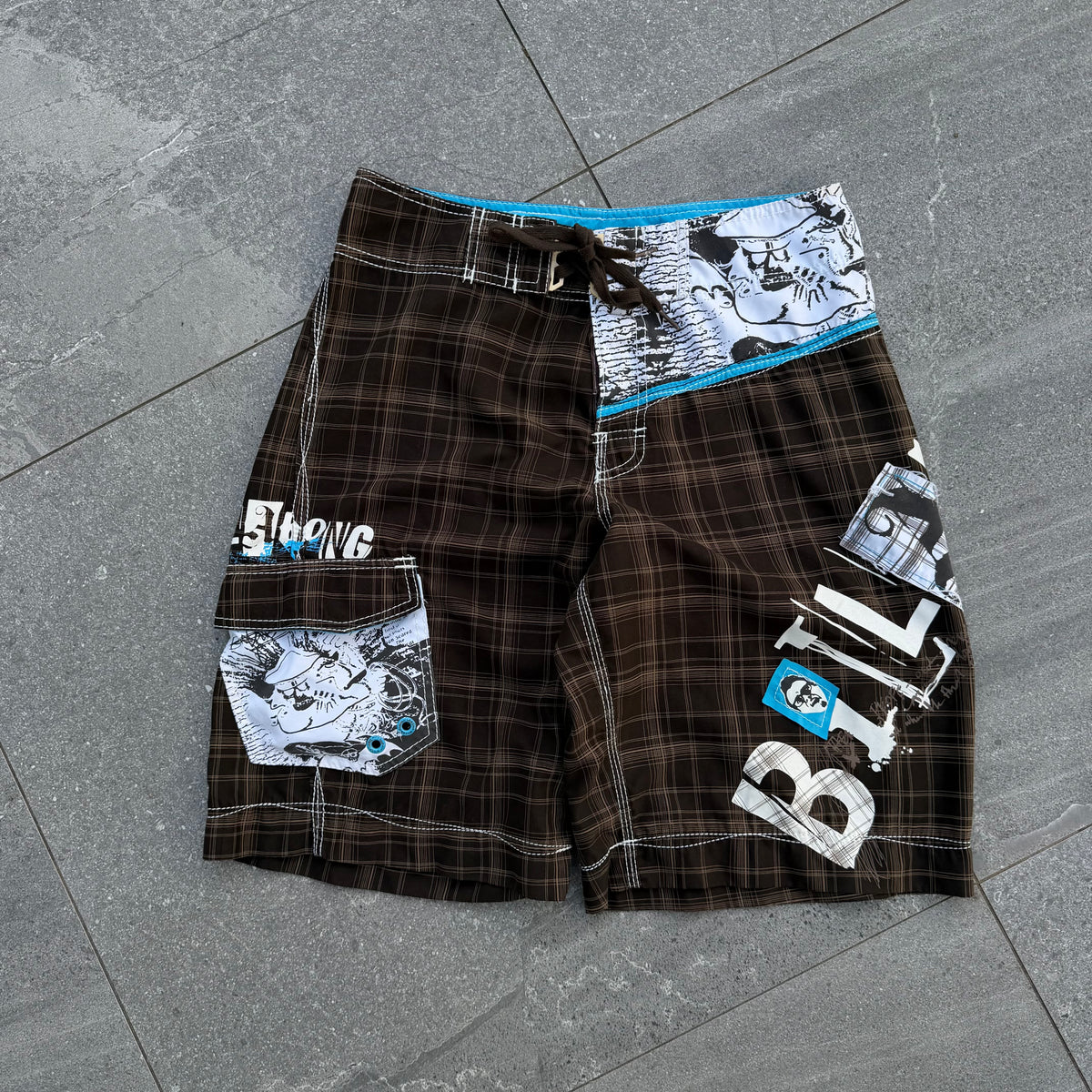 billabong plaid side hits - 30”