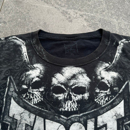 tapout skull tee - L