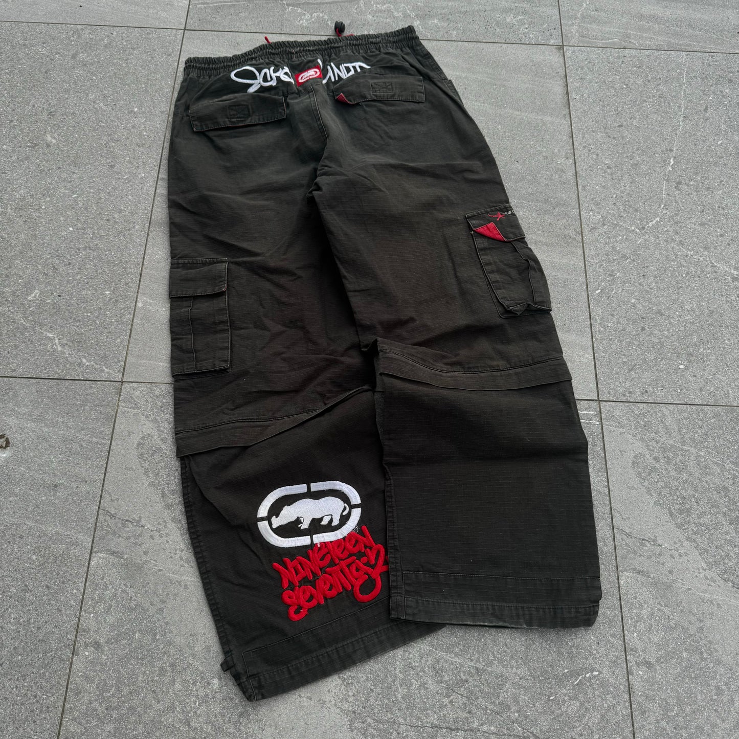 gangsta ecko zip offs - 33x26”