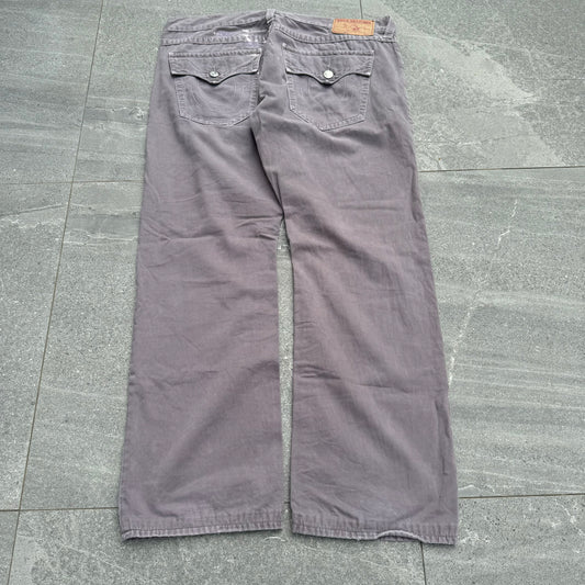 lean 🟪 truey bootcuts - 40x33”