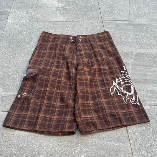 beautiful plaid billabongs 🍫 - 32”