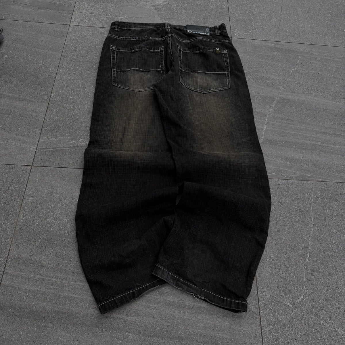 one day you will tell your grandchildren about these southpole sand fades - 34x32”