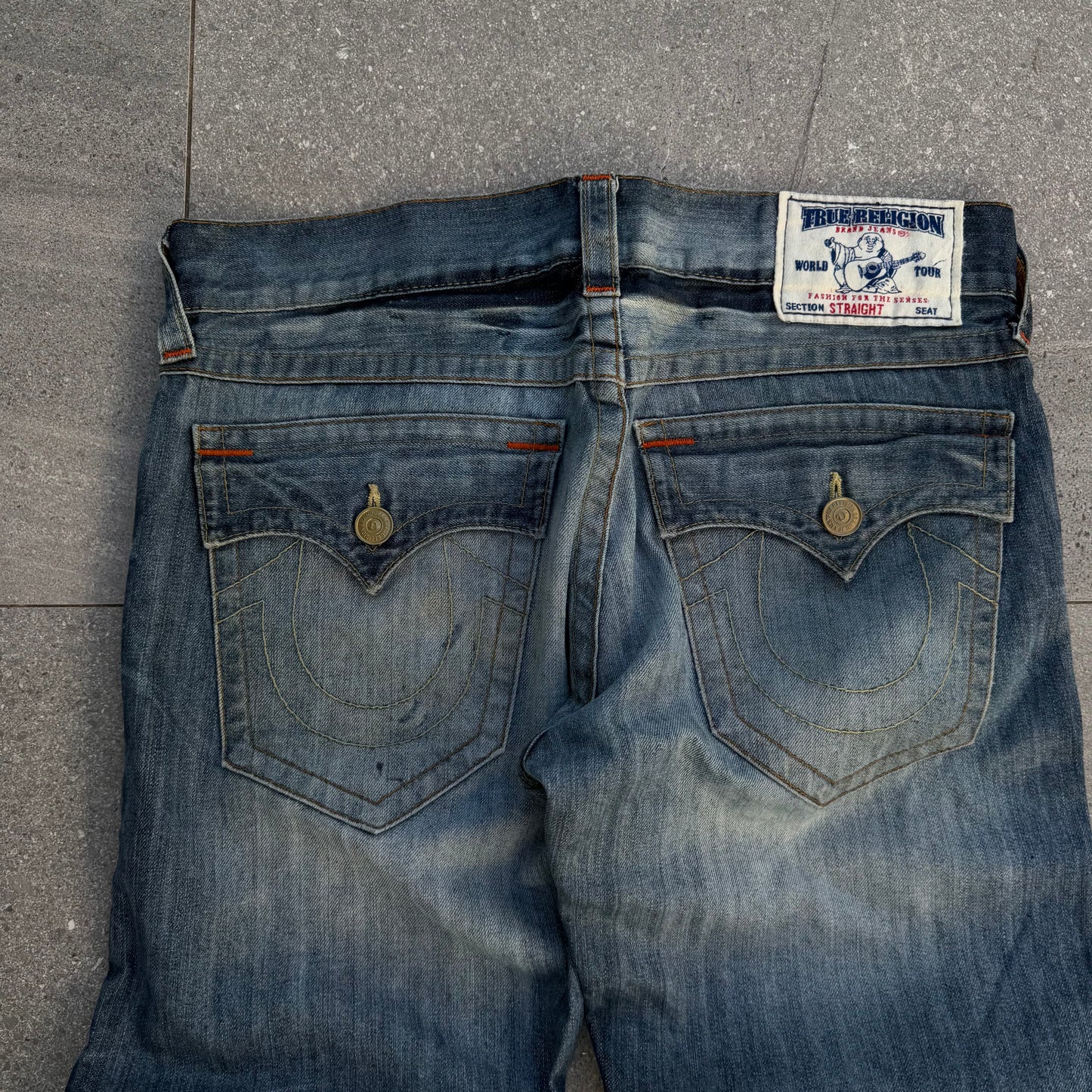 faded truey jeans - 36x34”