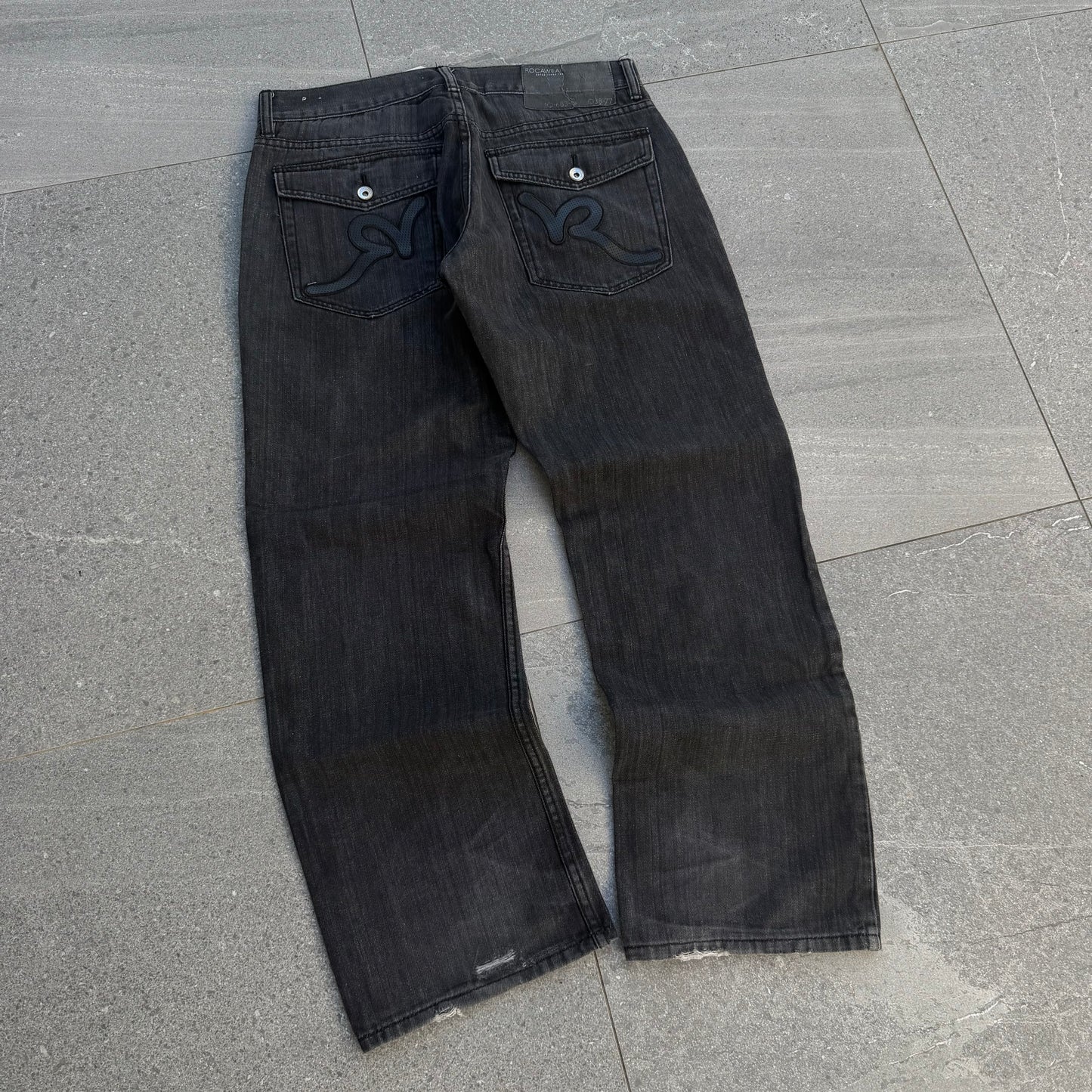 black rocawear bootcuts - 34x30”