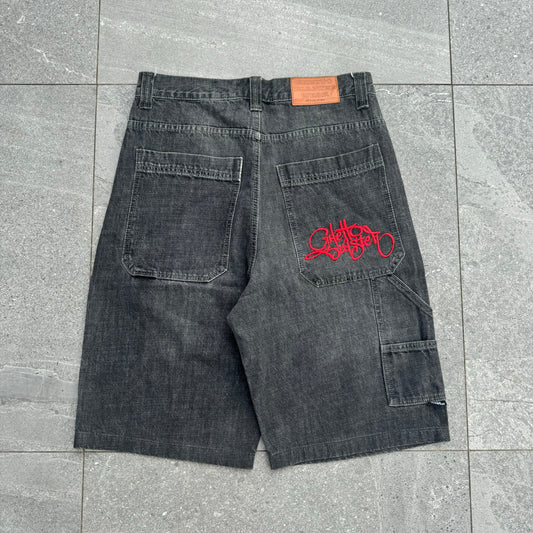 ghetto blaster jorts - 32x12.5”