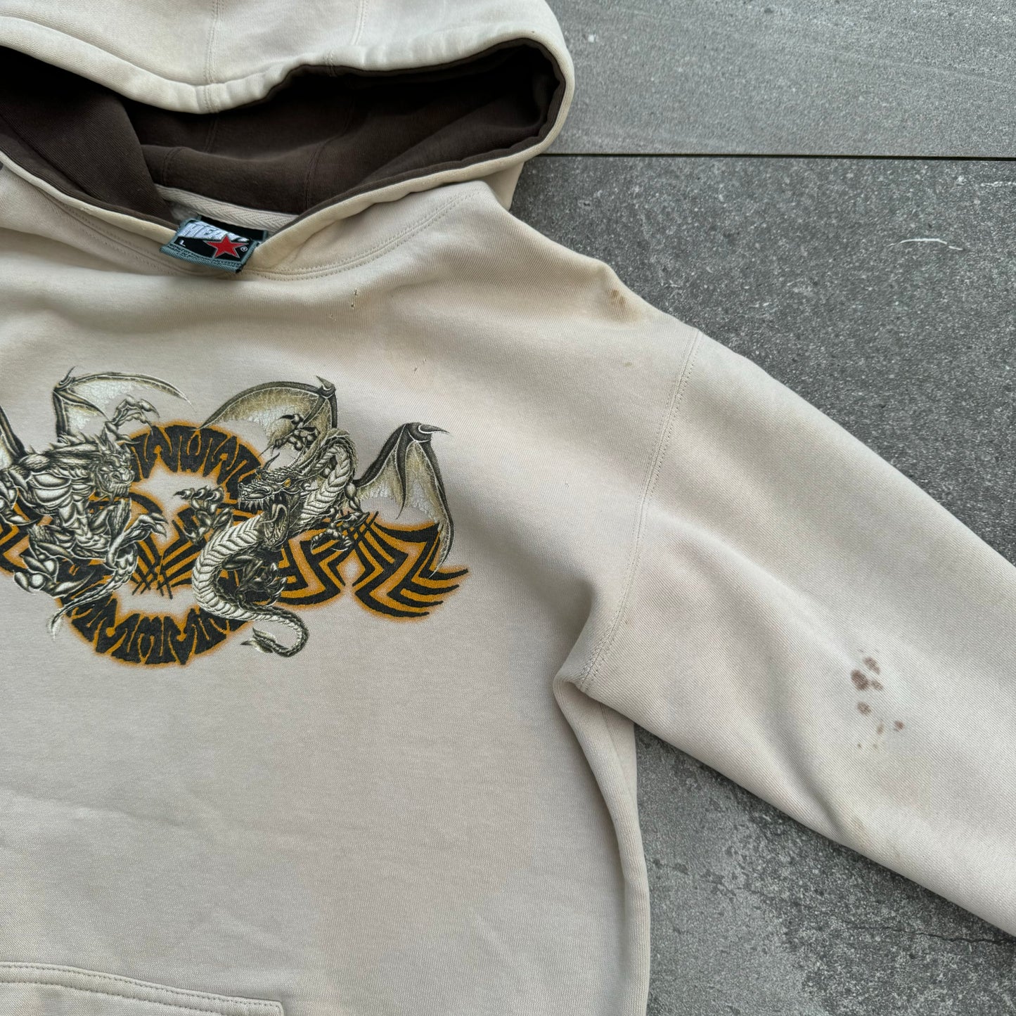 top heavy hoodie - S