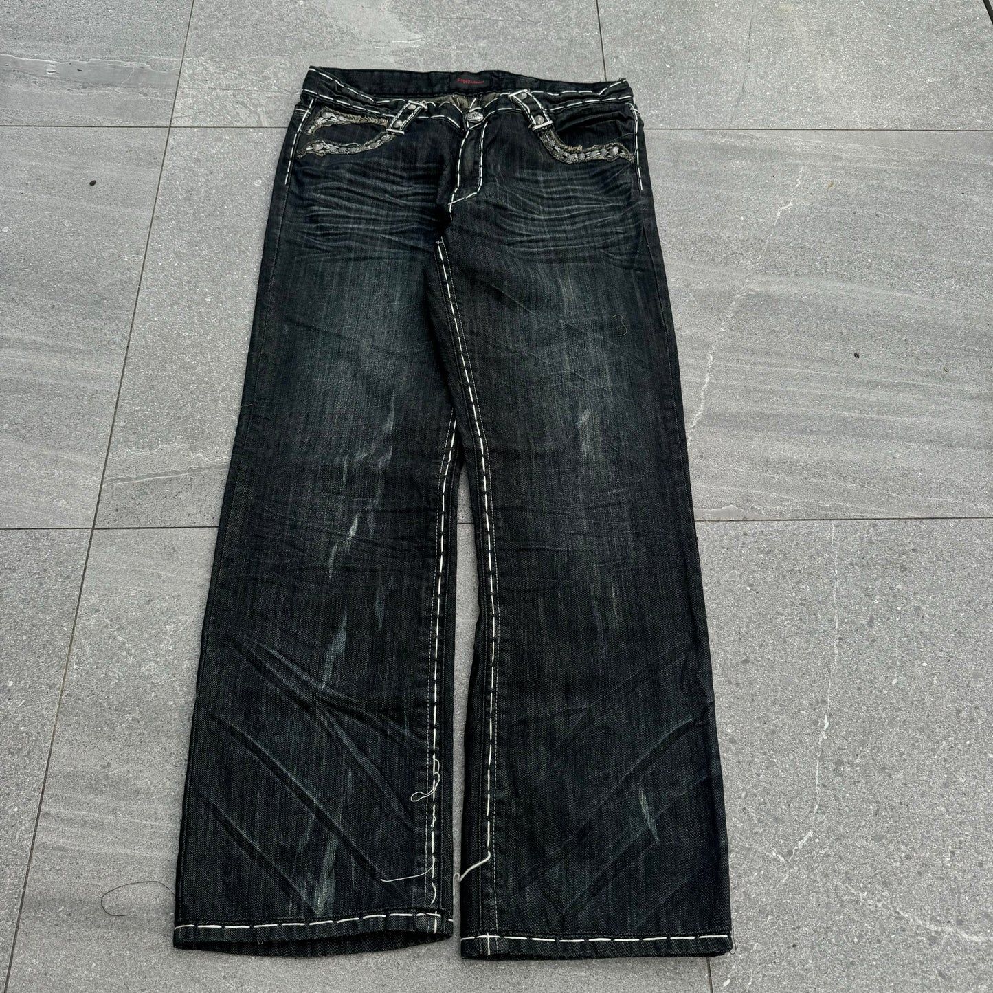 fucking insaneeee raw denim RT jeans - 36x32” the quality is nuts