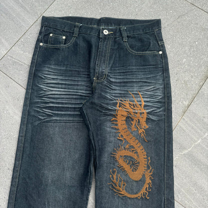 dragon front hit bootcuts - 33x27”