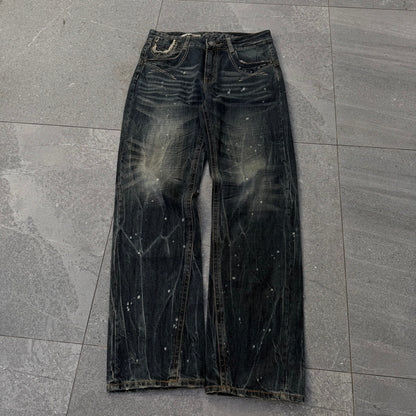 japanese big train skull bootcuts - 32x33”