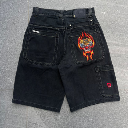 2000s jnco tiger jorts - 28”