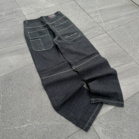 raw denim sohk jeans - 32x33”