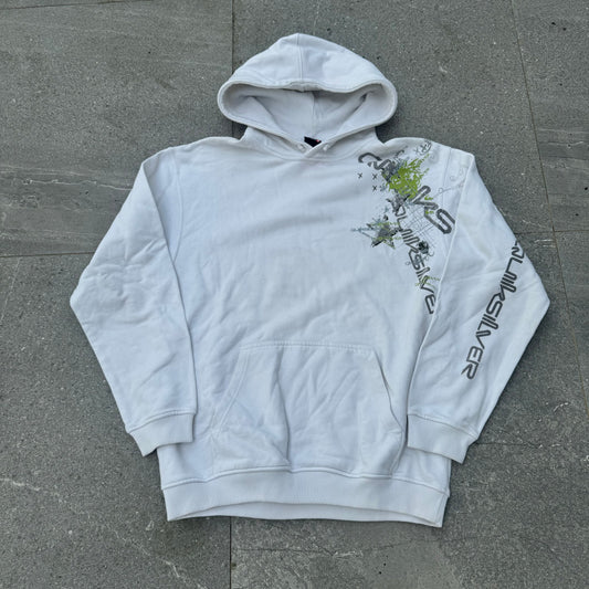 the most 2000s quiksilver hoodie ever - L