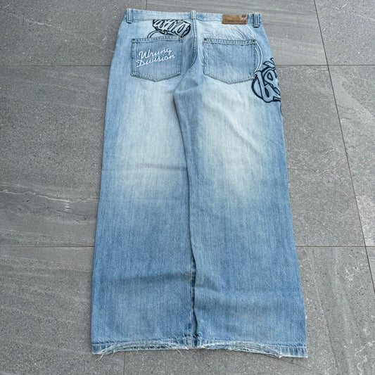 hardest wrung division jeans - 38x32”