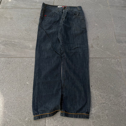 button fly quiksilver bootcuts - 34x33”