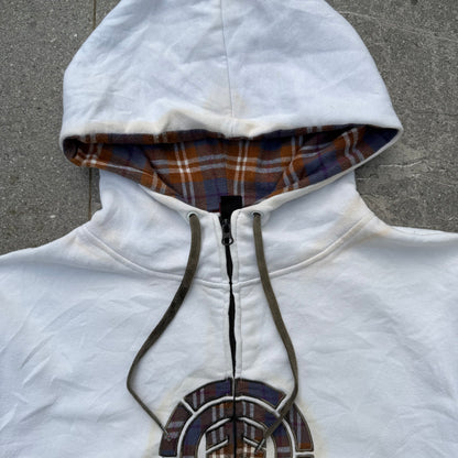 graillllll element plaid zip up - L