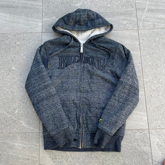 knitted billabong zip - M
