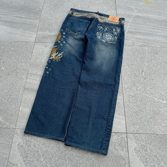 butenshoten japanese jeans - 34x30”