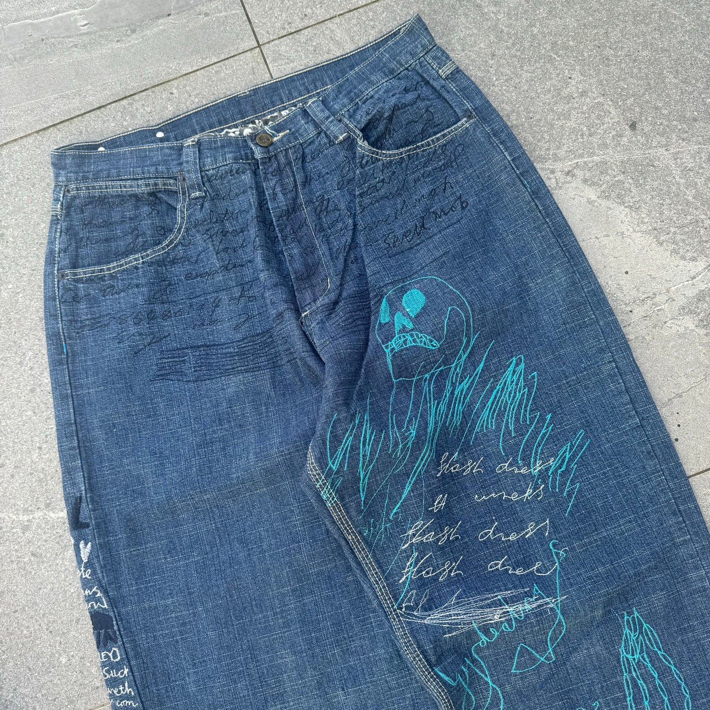 insane AOP artful dodger jeans - 36x33”