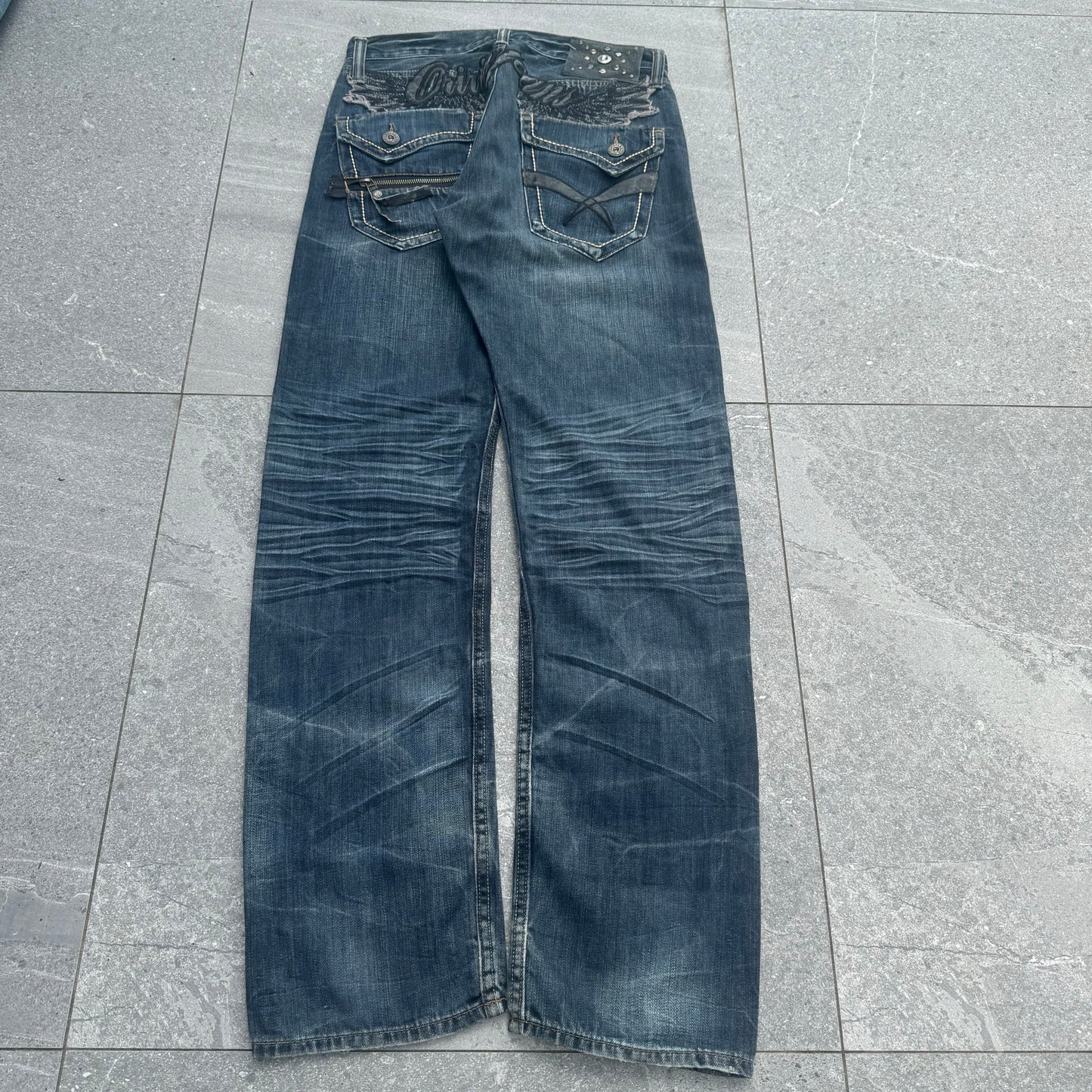 winged oririn japan jeans - 32x33”