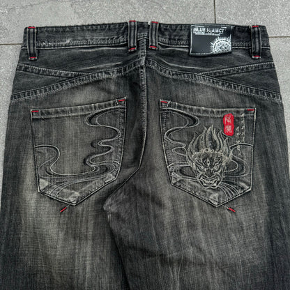 bsg dragon bootcuts - 36x33”