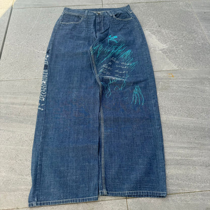 insane AOP artful dodger jeans - 36x33”