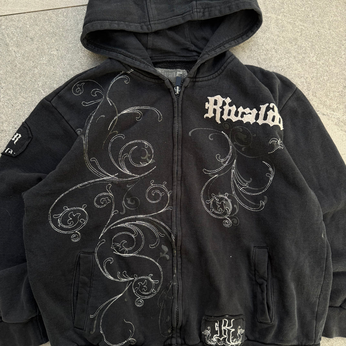 beautiful rivaldi embroidered hoodie - womens XS