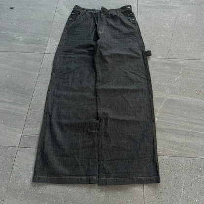 SEXXXXY raw denim spec SOHK jeans - 34x33”