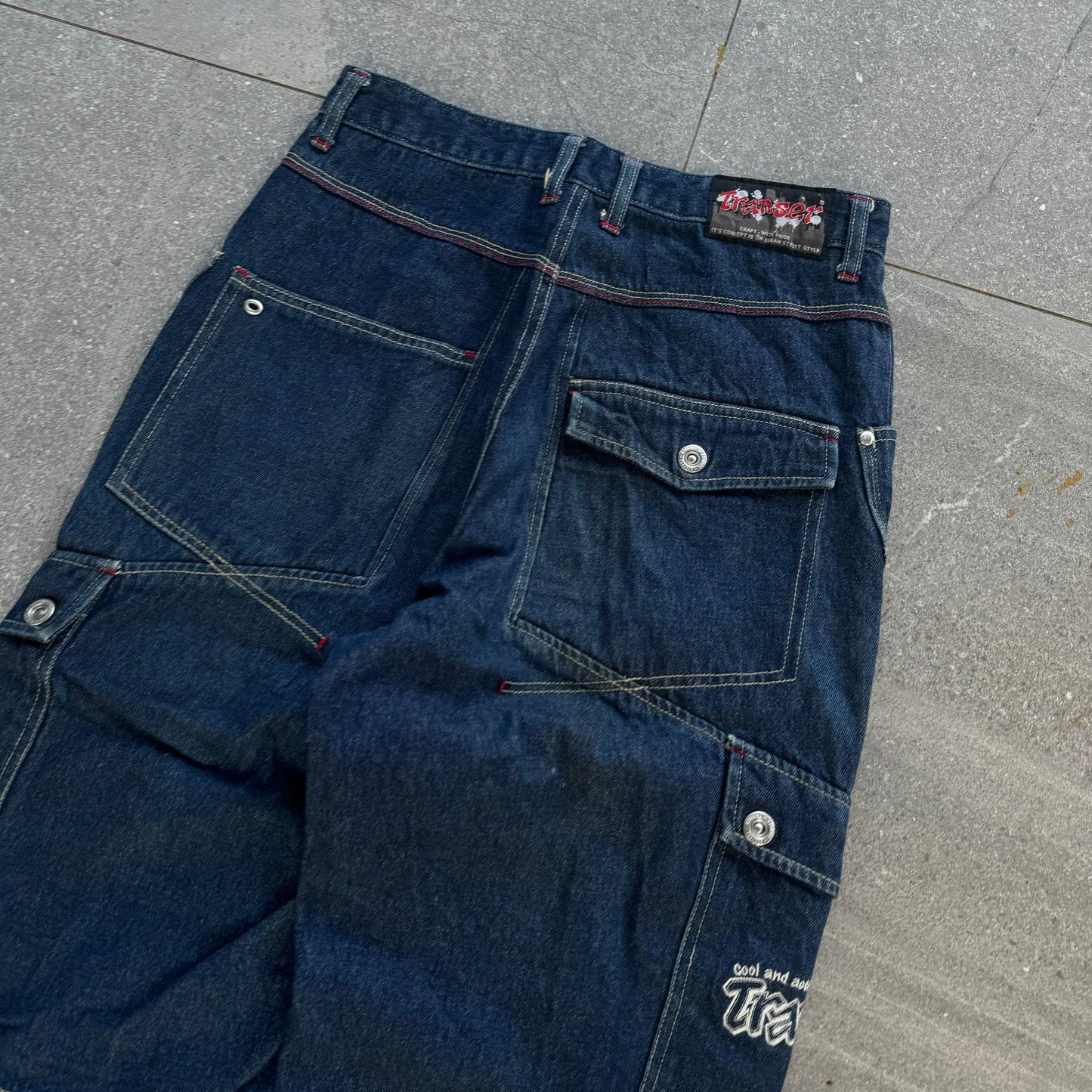 tidy ass transer jeans - 29x32”