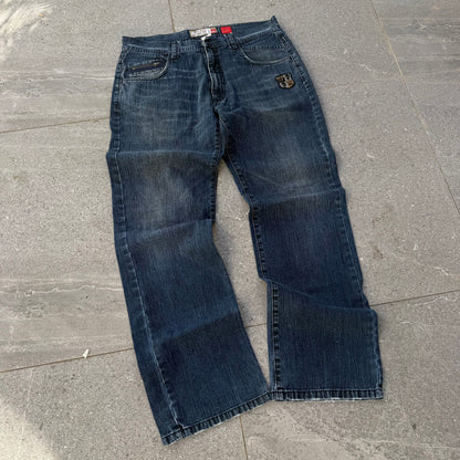quiksilver patchwork bootcuts - 34x33”