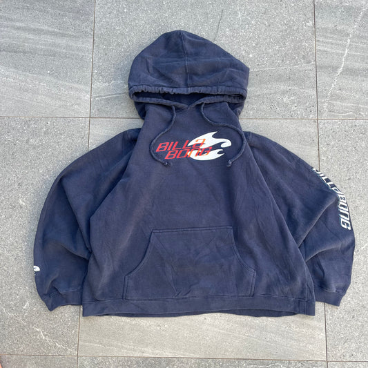 boxy asf billabong hoodie - XS