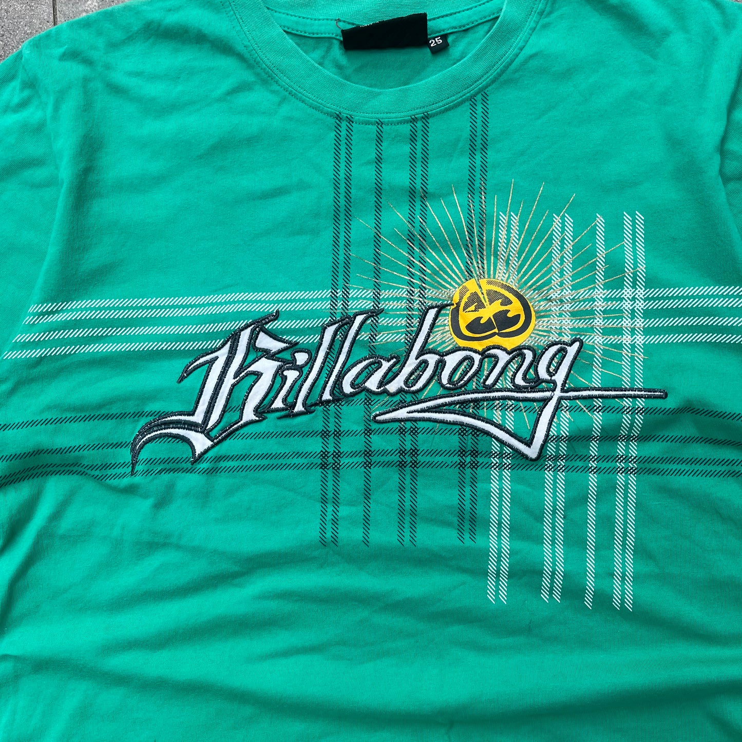 s tier billabong plaid number - S