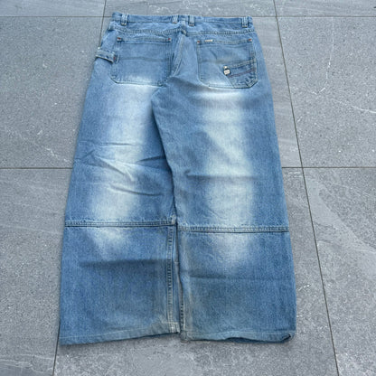 goaaaat panelled brooklyn express jeans - 38x30”