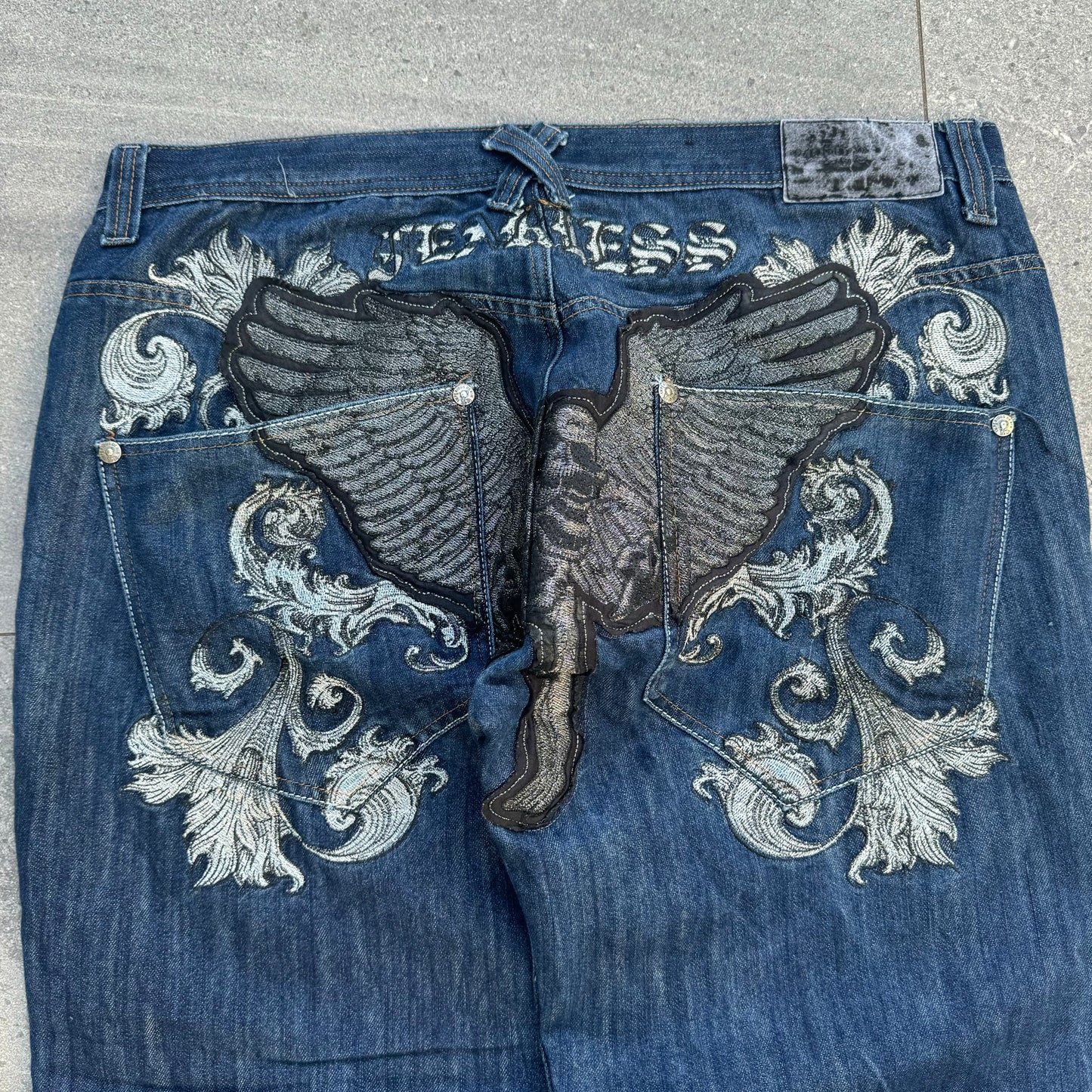 grail delf jeans - 38x32”