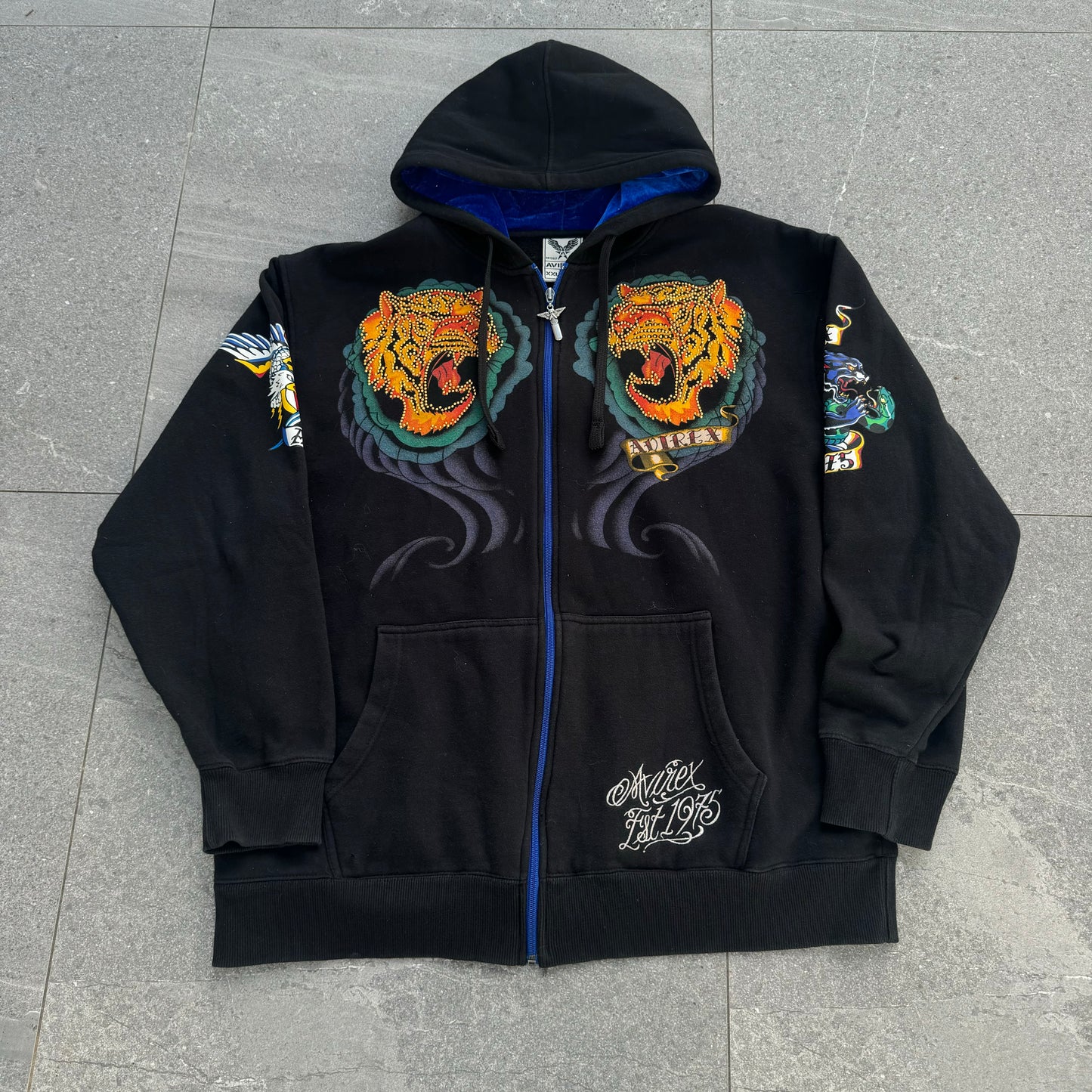 grail avirex hoodie - XL