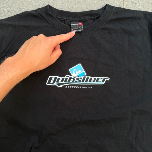 gangsta asf quiksilver tee - L