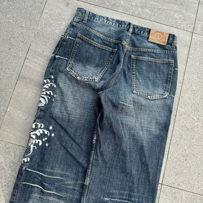 karakuri jeans - 33”