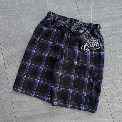japanese oneill purple plaids - 34”