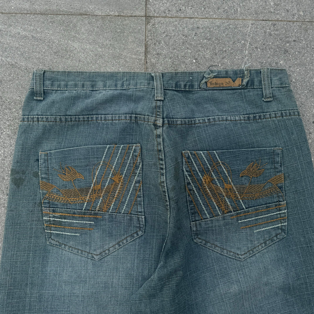 indigo30 jorts - 36x14”