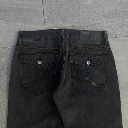 black rocawear bootcuts - 34x30”